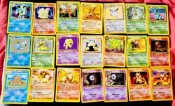 1998 - 2001 Old Pokemon Card Bundle 100+ Old Cards Rare’s & Commons 1000+ Cards - Image 4