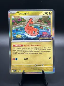 Tatsugiri - 118 Twilight Masquerade Prerelease STAFF Pokemon SVP 118 NM - Image 2