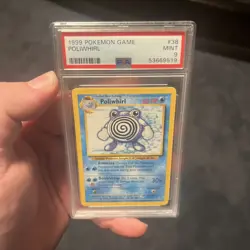 PSA 9 MINT Pokemon TCG Poliwhirl 038/102 Base Set Regular Vintage WOTC - Image 1
