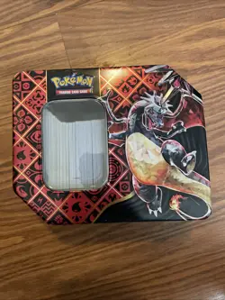 Pokemon TCG: Scarlet & Violet-Paldean Fates Tin (Shiny Charizard ex) Opened - Image 1