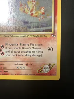 Blaine's Moltres 1/132 1st Edition Holo Pokemon Gym Heroes Near Mint 1st Edition - Image 5