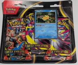 Pokemon TCG Mega Evolution 3 Pack Blister w/ Psyduck Promo NEW - Image 1