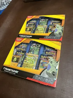 Pokemon TCG Tyranitar EX Premium Collection Box Pokemon - NEW X2 - Image 1