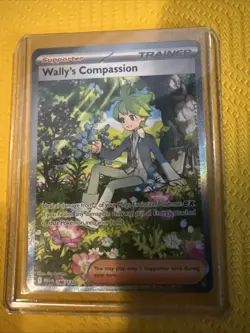 Wally's Compassion 186/132 Special Illustration Rare Pokemon Mega Evolution NM - Image 1