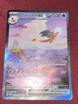 Pokemon TCG Charizard EX SAR 199/165 SV: 151 Near Mint Condition - Image 1