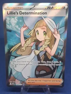 Lillie's Determination 169/132 Ultra Rare Full Art - Pokemon Mega Evolutions - Image 1