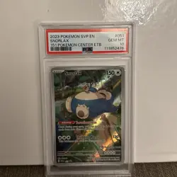 PSA 10 GEM MINT Snorlax Pokemon Center 151 ETB PC Stamped Promo SVP 051 - Image 1