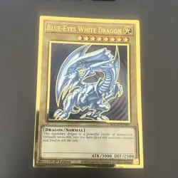 Blue-Eyes White Dragon | MAGO-EN001 | Premium Gold Rare | LP | 1st Ed | YuGiOh! - Image 1