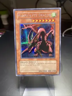 Harpie's Pet Dragon (Forbidden Memories) FMR-002 Yu-Gi-Oh! Video Game... - LP - Image 1
