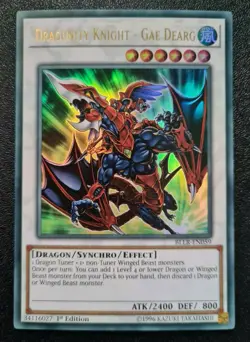 Dragunity Knight - Gae Dearg Yu-Gi-Oh! BLLR-EN059 1st Ultra Rare - Image 1