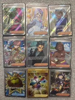 Pokemon TCG 9 Full Art Trainer Cards - Image 1