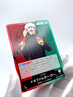 TRAFALGAR LAW Leader One Piece Card Game TCG [OP01-002] Near Mint A+ US SELLER - Image 2