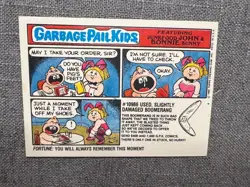 Garbage Pail Kids Series 6 GPK 1986 #213a Otto Whack GPK Trading Card - Image 2