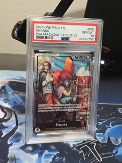 PSA 10 Shanks 001 PSA Magazine Exclusive One Piece Card - Image 1