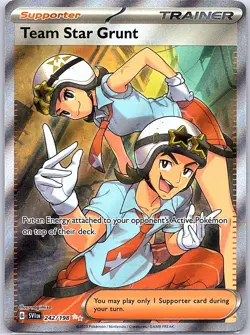 Team Star Grunt 242/198 SV01: Scarlet & Violet Base Set - Pokemon Card - NM - Image 1