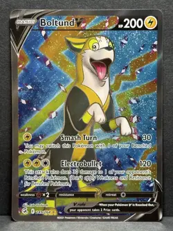 Pokemon TCG Boltund v Fusion Strike Holo Full Art Ultra Rare Card 249/264 NM - Image 1