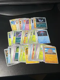 Pokemon TCG Scarlet Violet Bulk Lot 84 Common & Uncommon Cards - Image 1