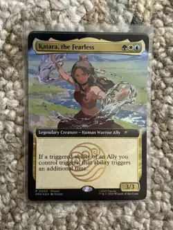 SDCC 2025 Magic The Gathering X Avatar Katara The Fearless Promo Card - Image 1