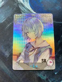 Ayanami Rei Evangelion SR Holo Goddess Story Anime Waifu Card - Image 1