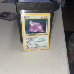 Pokemon TCG Ditto Holo Card 3/62 Fossil, Lightly Played, Excellent Condition - Image 1