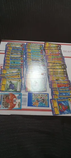 110 VINTAGE 1999 DIGIMON Battle & Starter Cards Series ONE & TWO - Image 1