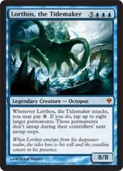 1x Lorthos, the Tidemaker Heavy Play MTG Magic - Kid Icarus - - Image 1