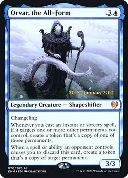 Orvar, the All-Form - Foil Prerelease Promo Kaldheim LP MTG - Image 1