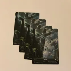 Forest 0266 (Borderless) Magic The Gathering Edge Of Eternities x4 - Image 1