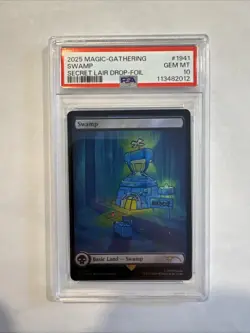 2025 MTG Magic The Gathering SpongeBob Secret Lair Swamp Foil #1941 PSA 10! - Image 1