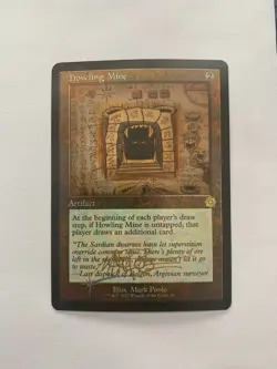 MTG - Howling Mine - FOIL - Signed by Mark Poole - Retro Frame Artifacts - Image 1