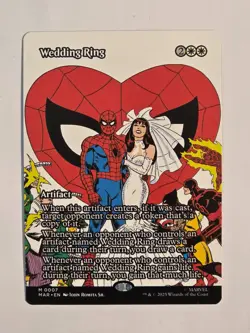 Wedding Ring M0007 Regular (Borderless) Marvel Universe Eternal MTG NM - Image 1
