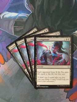 Exsanguinate x 4 | Foundations | NM | MTG - Image 1