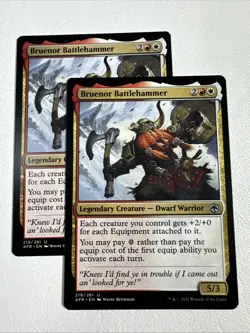 [X2] Bruenor Battlehammer - Regular #219 NM Adventures of the Forgotten Realms - Image 1