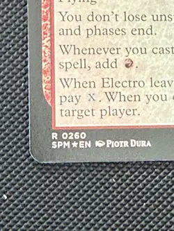 MTG - FOIL Electro, Assaulting Battery (Extended Art) - Spider-Man (SPM) 260 NM - Image 2