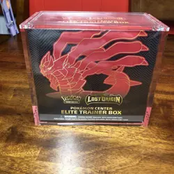 Lost Origin Pokemon Center ETB w/ Acrylic Case (Sealed) - Image 1