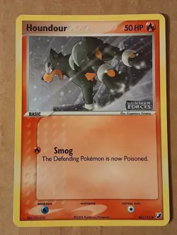 Pokemon Houndour 60/115 ex Unseen Forces Reverse Holo NM See Pictures - Image 1