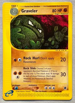 Pokemon Graveler #79/165 Uncommon - 2002 Expedition Set - Near Mint (NM) to Mint - Image 1