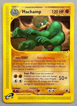 Pokemon Machamp #51/165 Non-Holo Rare - 2002 Expedition Base Set - NM or Better! - Image 1