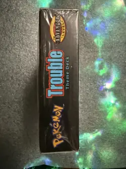 2000 WOTC POKEMON Team Rocket Trouble Theme Deck (Factory Sealed) 742818061803 - Image 3