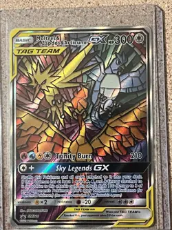 Moltres Zapdos & Articuno GX SM210 Sealed - Pokemon Hidden Fates Promo Near Mint - Image 1