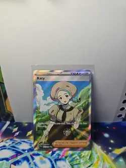 Katy Pokemon TCG Trainer Card 237/198 Scarlet & Violet English Full Art - Image 1