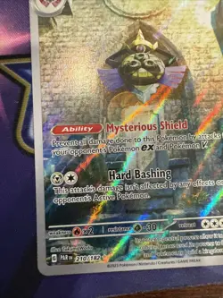 Pokemon TCG Aegislash Paradox Rift 210/182 Holo Illustration Rare Card - Image 4