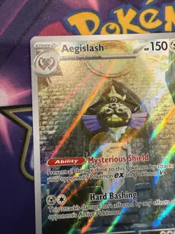 Pokemon TCG Aegislash Paradox Rift 210/182 Holo Illustration Rare Card - Image 5