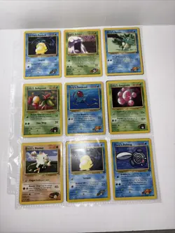 Lot Of 14 Pokemon Gym Hero’s Cards 2000 WOTC Vintage - Image 1