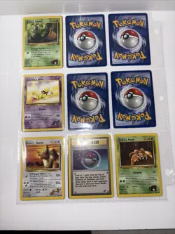 Lot Of 14 Pokemon Gym Hero’s Cards 2000 WOTC Vintage - Image 2