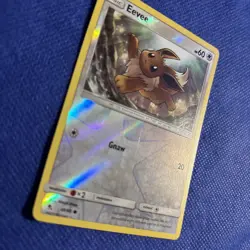 Eevee 49/68 Pokemon TCG Card Hidden Fates Reverse Holo - NM (c) - Image 2