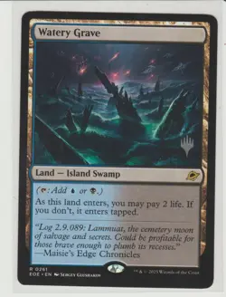 Watery Grave Promo Pack Rare MtG Card EOE 261 - Image 1