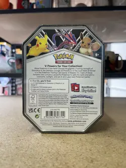 New Nintendo Pokemon Pikachu V Powers Tin Trading Card Game - Sealed 820650807794 - Image 4