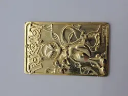 1999 Pokemon Mewtwo 23K Gold Plated Edition Trading Card BK & Tomy Mewtwo Figure - Image 4