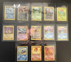 Pokemon Vintage Card Lot 33 Cards NM-MP Holo, Reverse, Rare PLEASE SEE PICTURES - Image 3